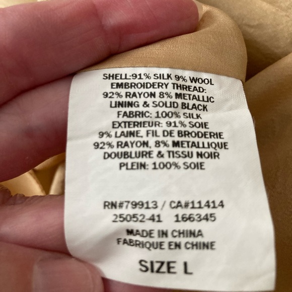 Tocca Silk and Brocade Sleeveless Dress - Picture 7 of 9